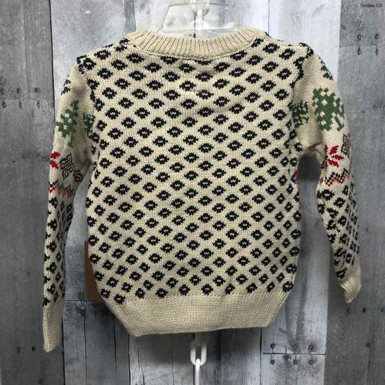 Size 2T Tan Graphic B Brand Sweater - Outer