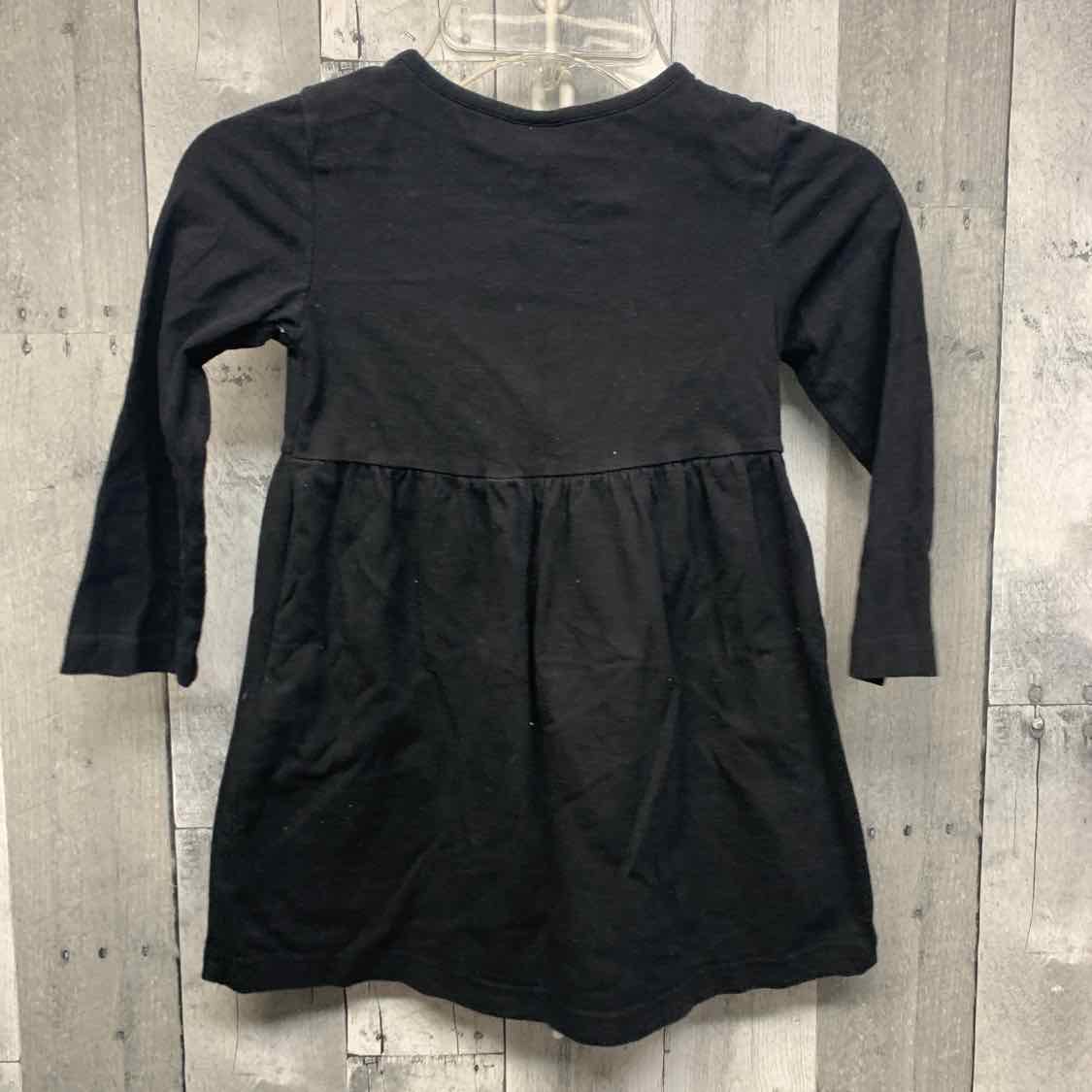 Size 5T Black Mid Brand LS Dress