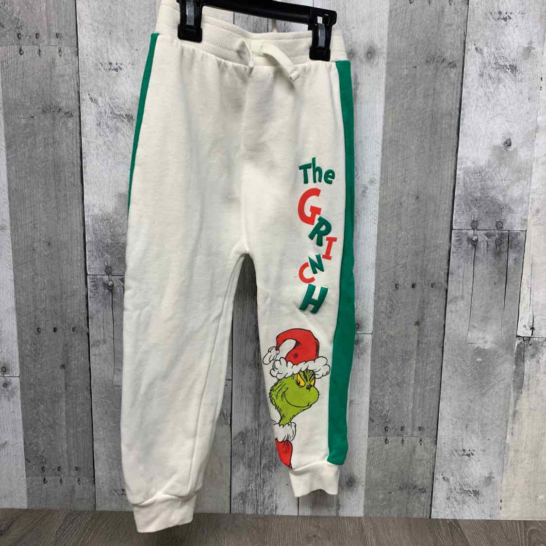 Size 4T White/Green Holiday Brands Athletic Pants
