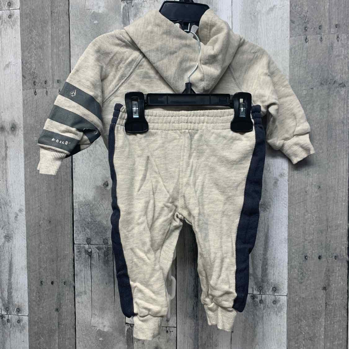 Size 12 Months Gray Volcom Jacket/Pants