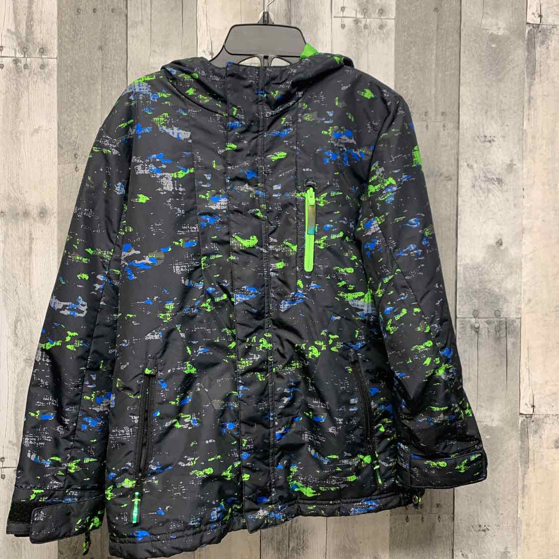 Size 8/10 Black/Green Champion Snow Jacket