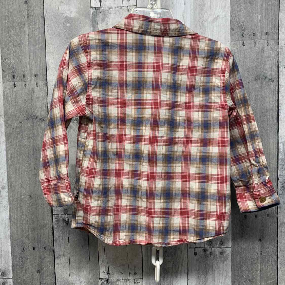Size 24 Months Red/Blue Nautica LS Button Up
