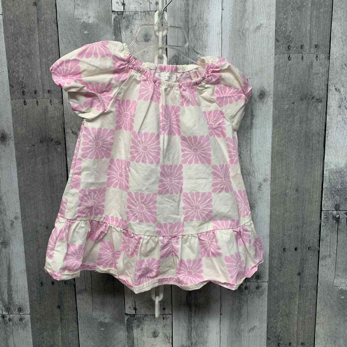 Size 18 Months Pink/White Grayson Threads Dress