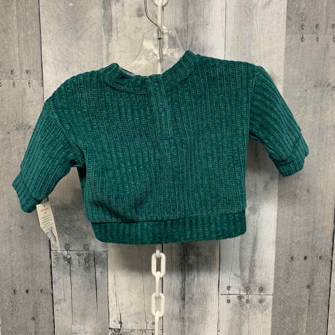 Size 0-3 Months Green Cat & Jack Sweater