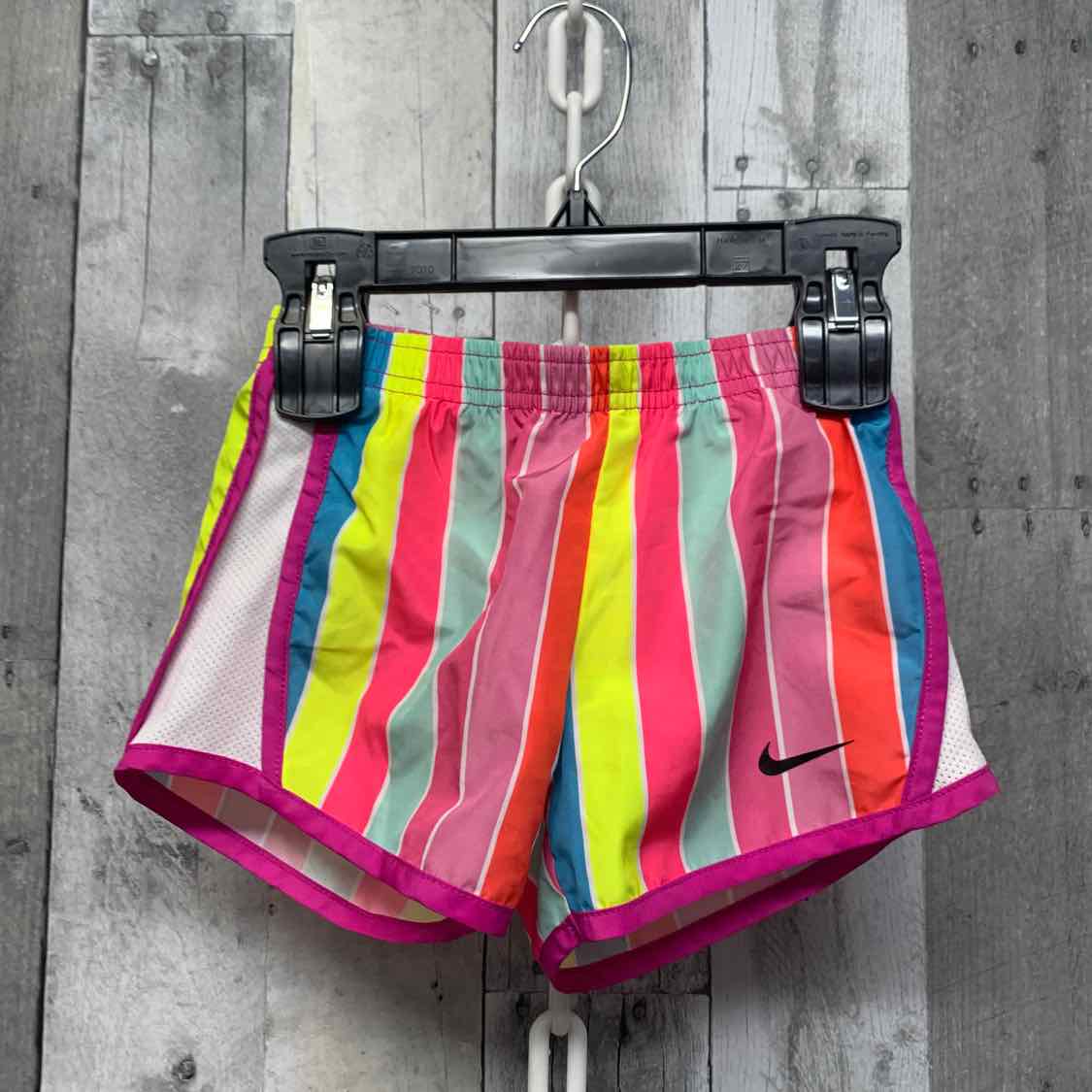 Size 5 Pink Striped Sport Brand Shorts - Athletic - OodlesCB