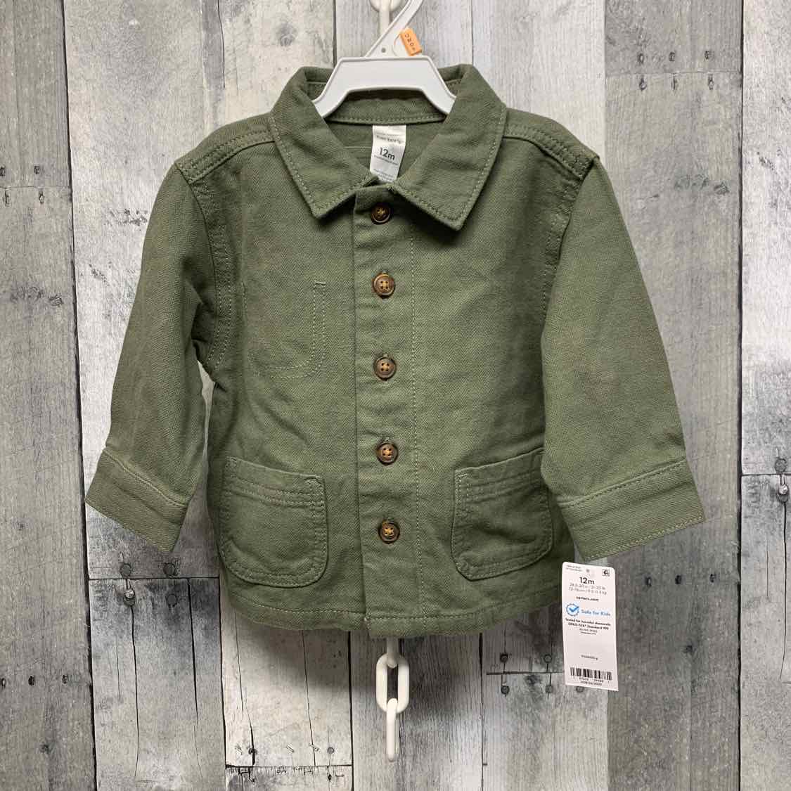 Size 12 Months Green Carter's Light Jacket