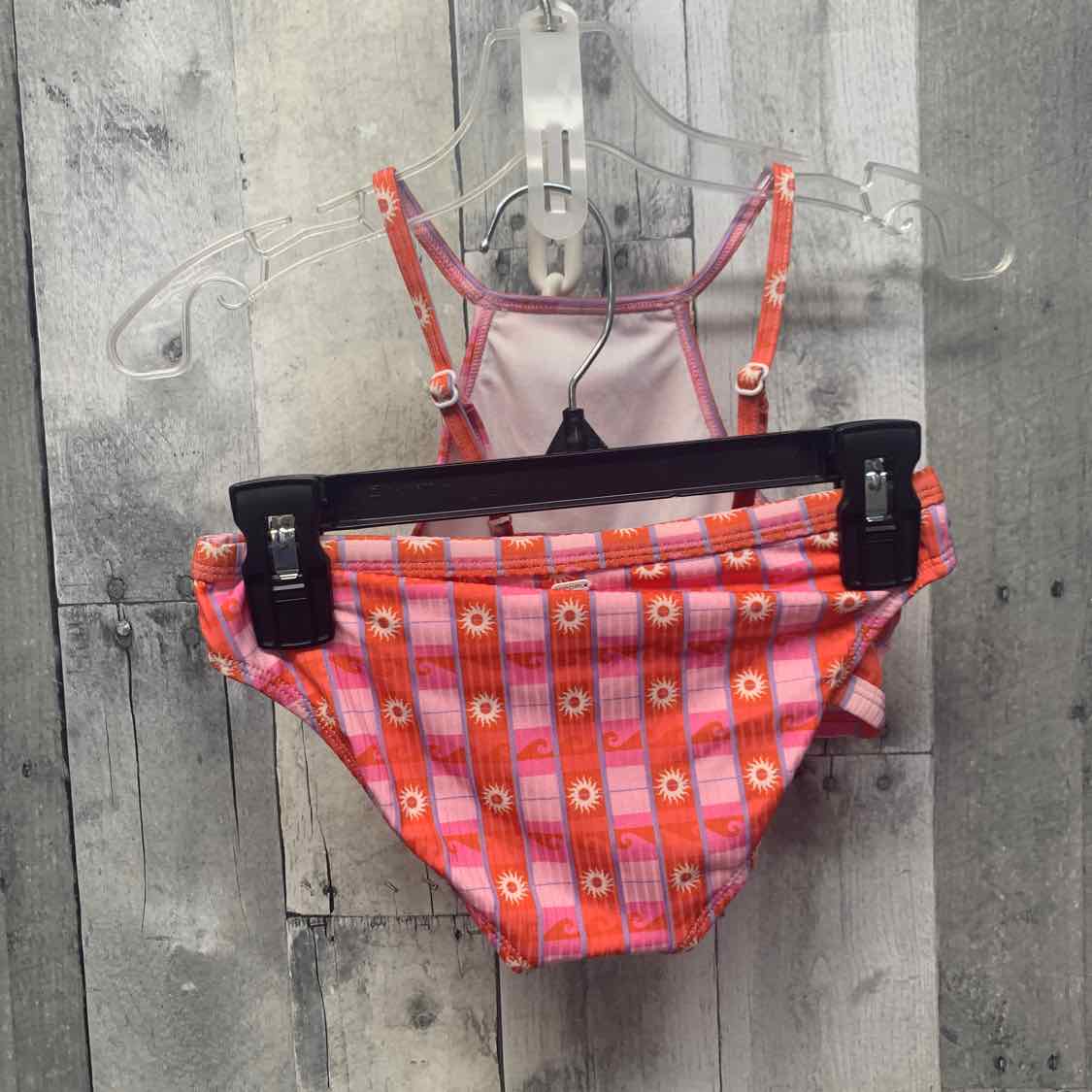 Size 8 Red/Pink Name Brand Swim Suit - 2pc+