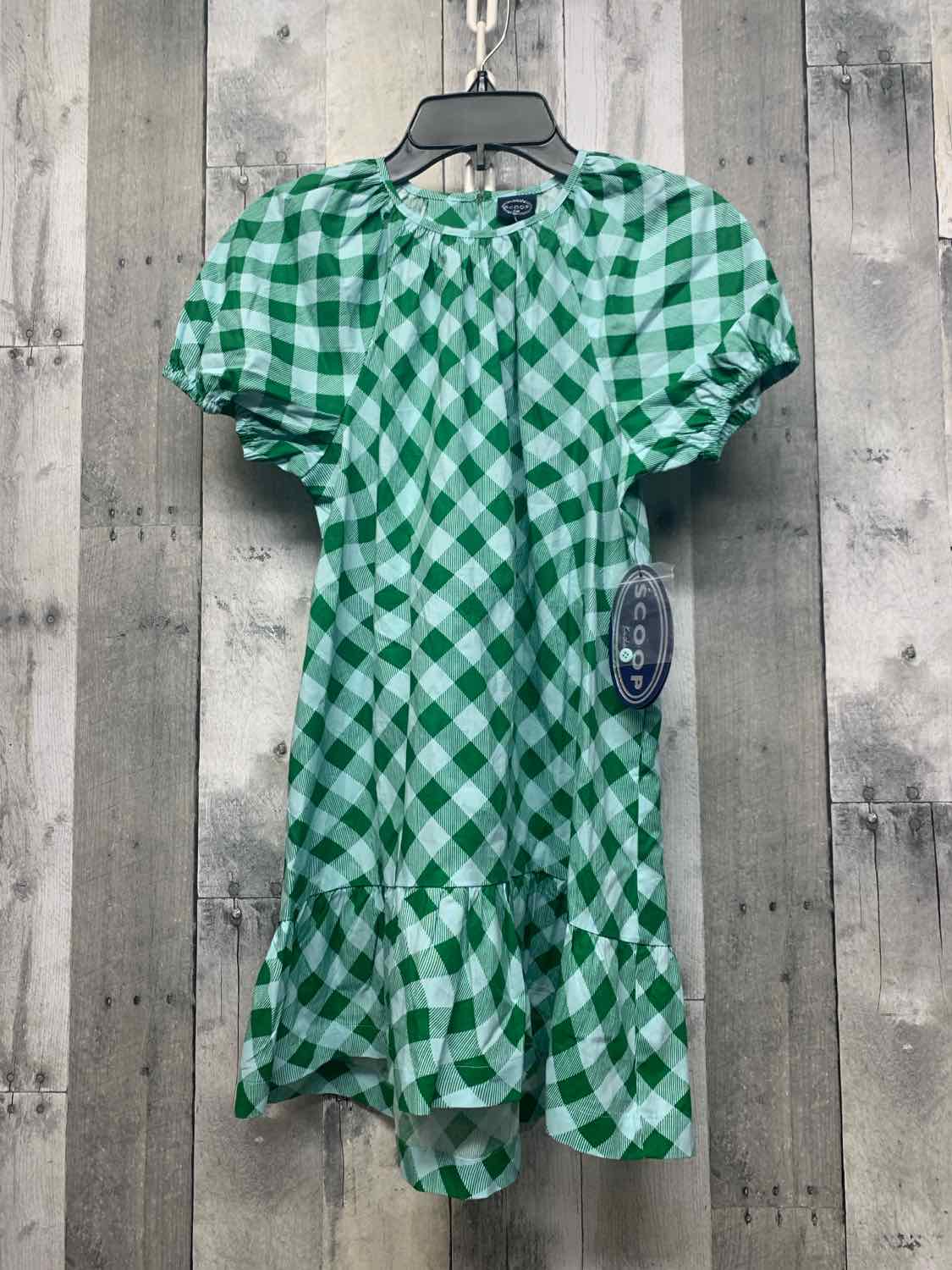 Size 8 Green Chercker B Brand Dress