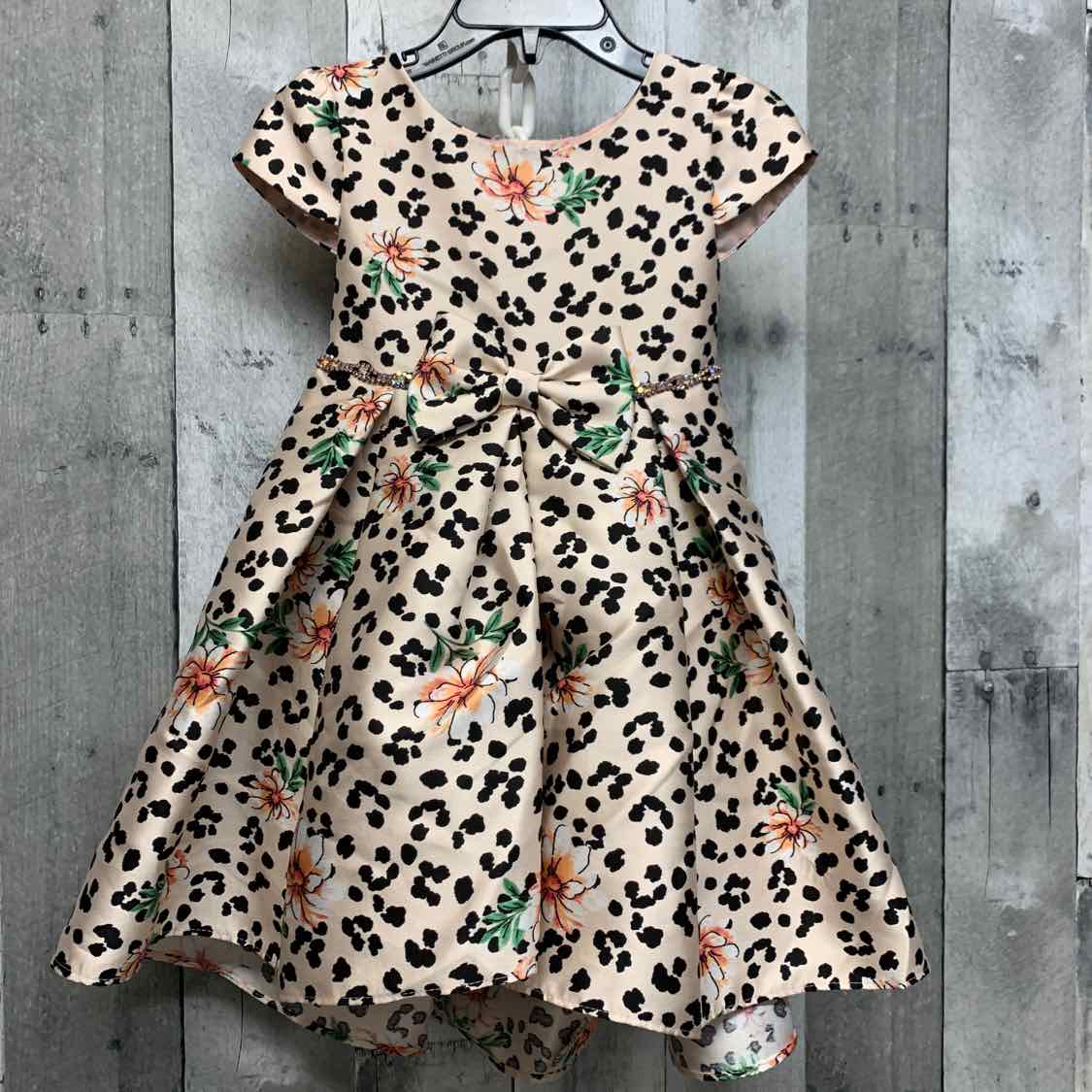 Size 2T Pink Animal Print Rare Editions Dress - Party