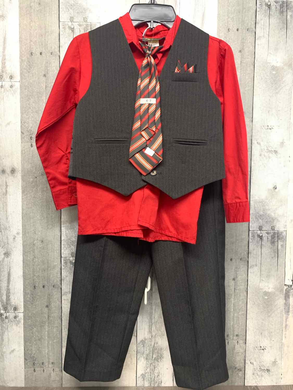 Size 6 Black/Red B Brand 2pc+ Suit