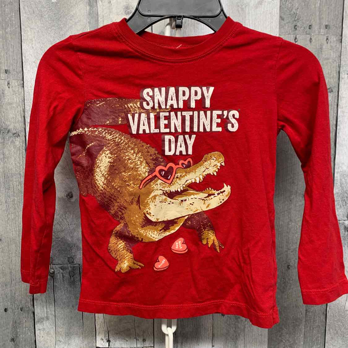 Size 4T Red Graphic Carter's Long Sleeve Shirt