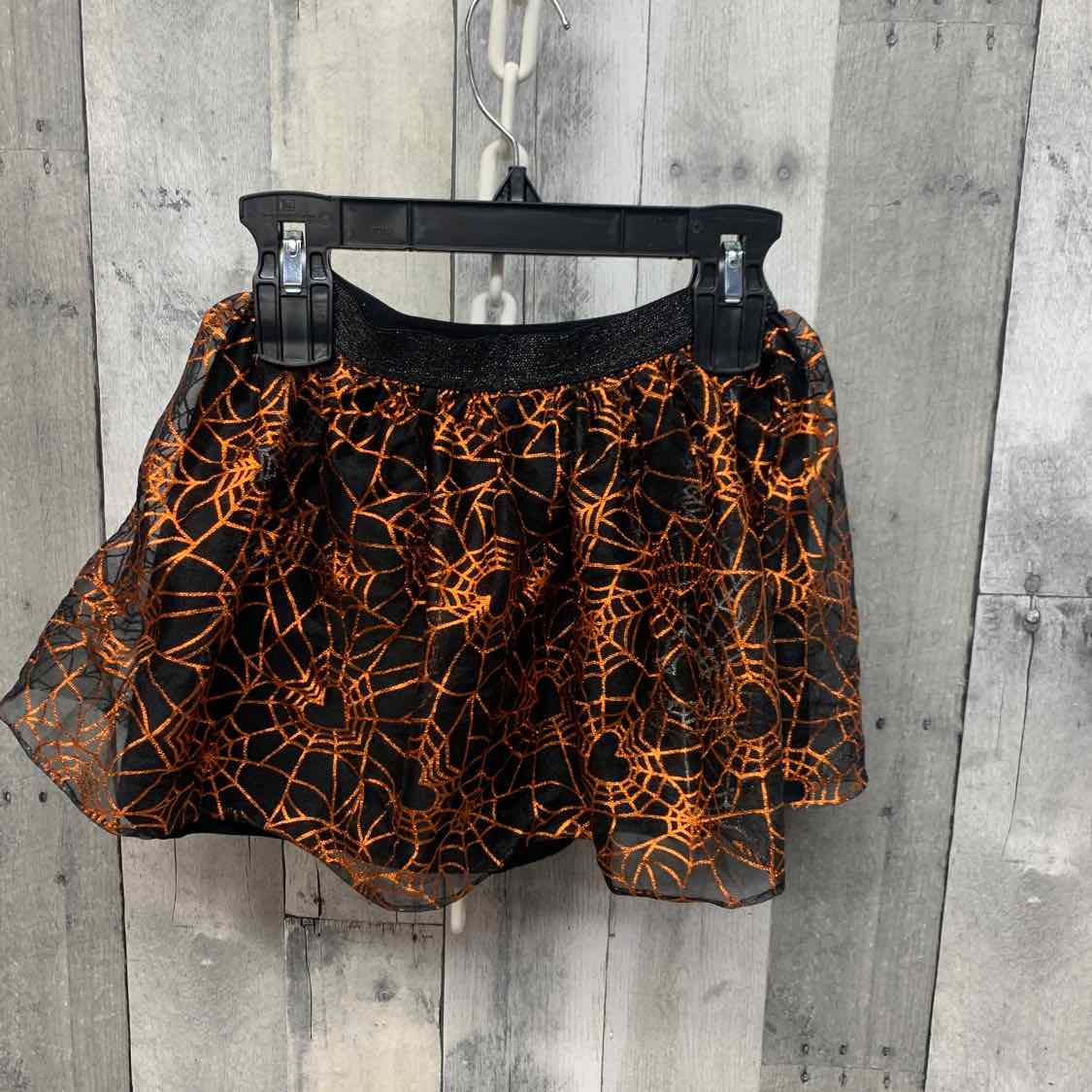 Size 5T Black/Orange Holiday Brands Skirt