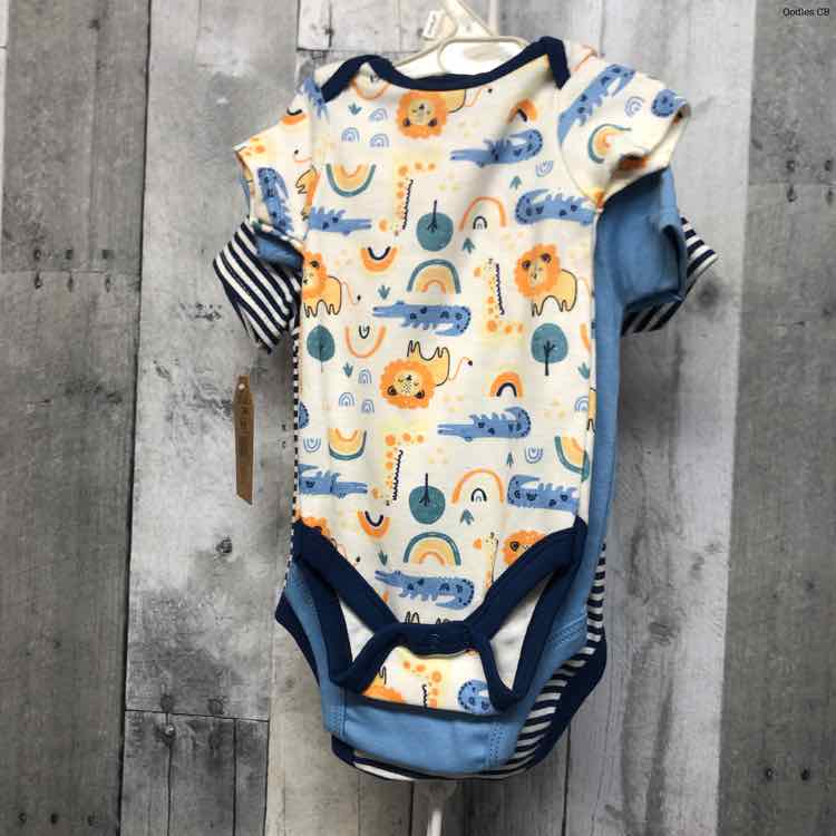Size 3-6 Months Navy/Blue Chick Pea Bodysuit