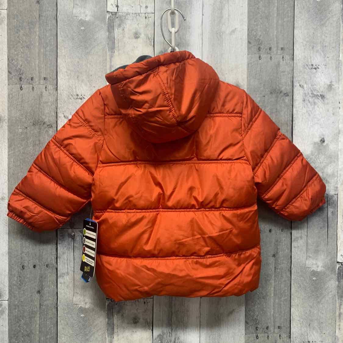 Size 2T Orange/Gray iXtreme Snow Jacket