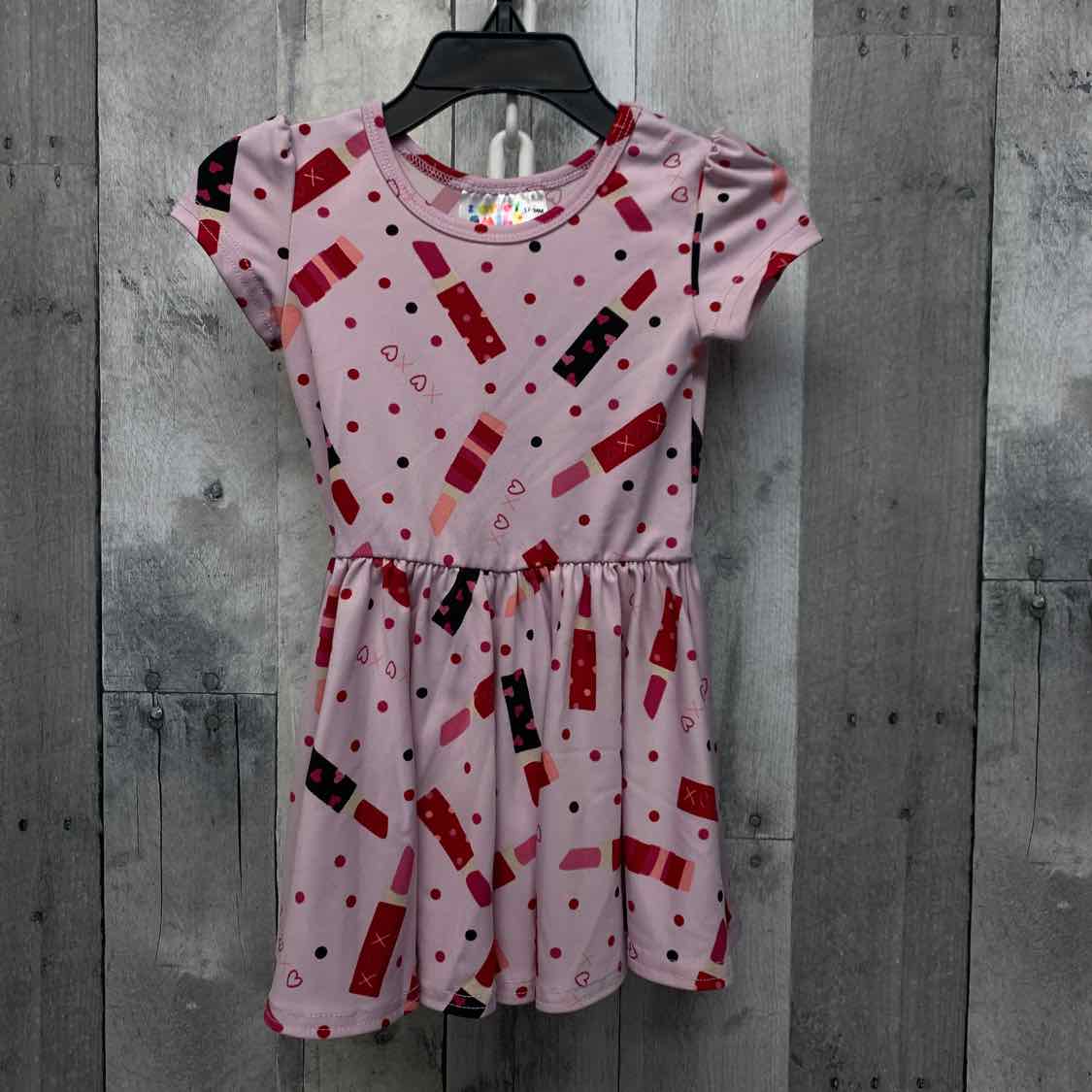 Size 12-24 Months Pink/Red Dot Dot Smile Dress - OodlesCB