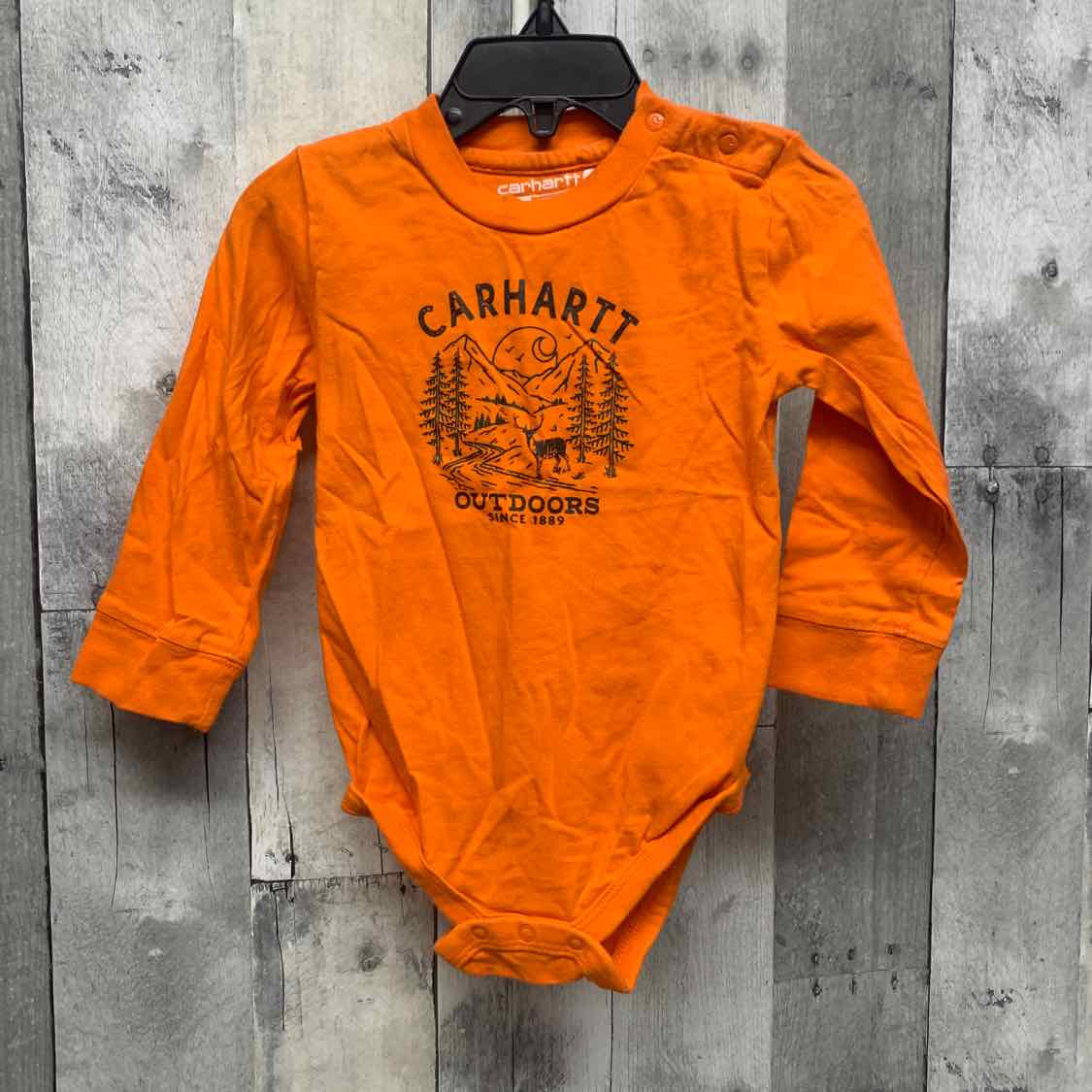 Size 24 Months Orange Carhartt Bodysuit