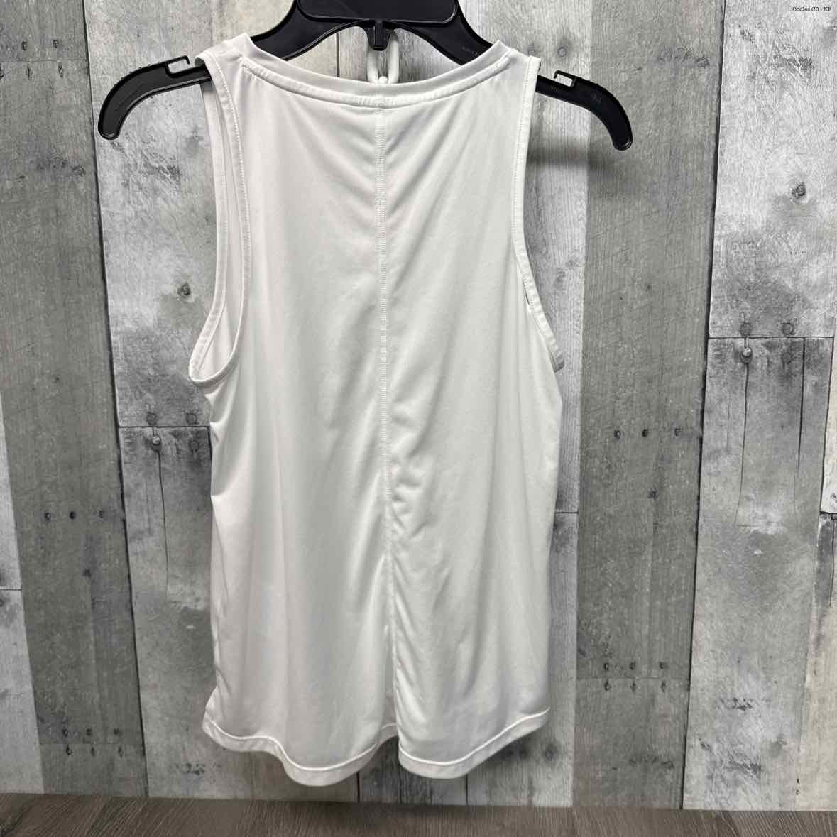 Size Large White Sport Brand Tank Top