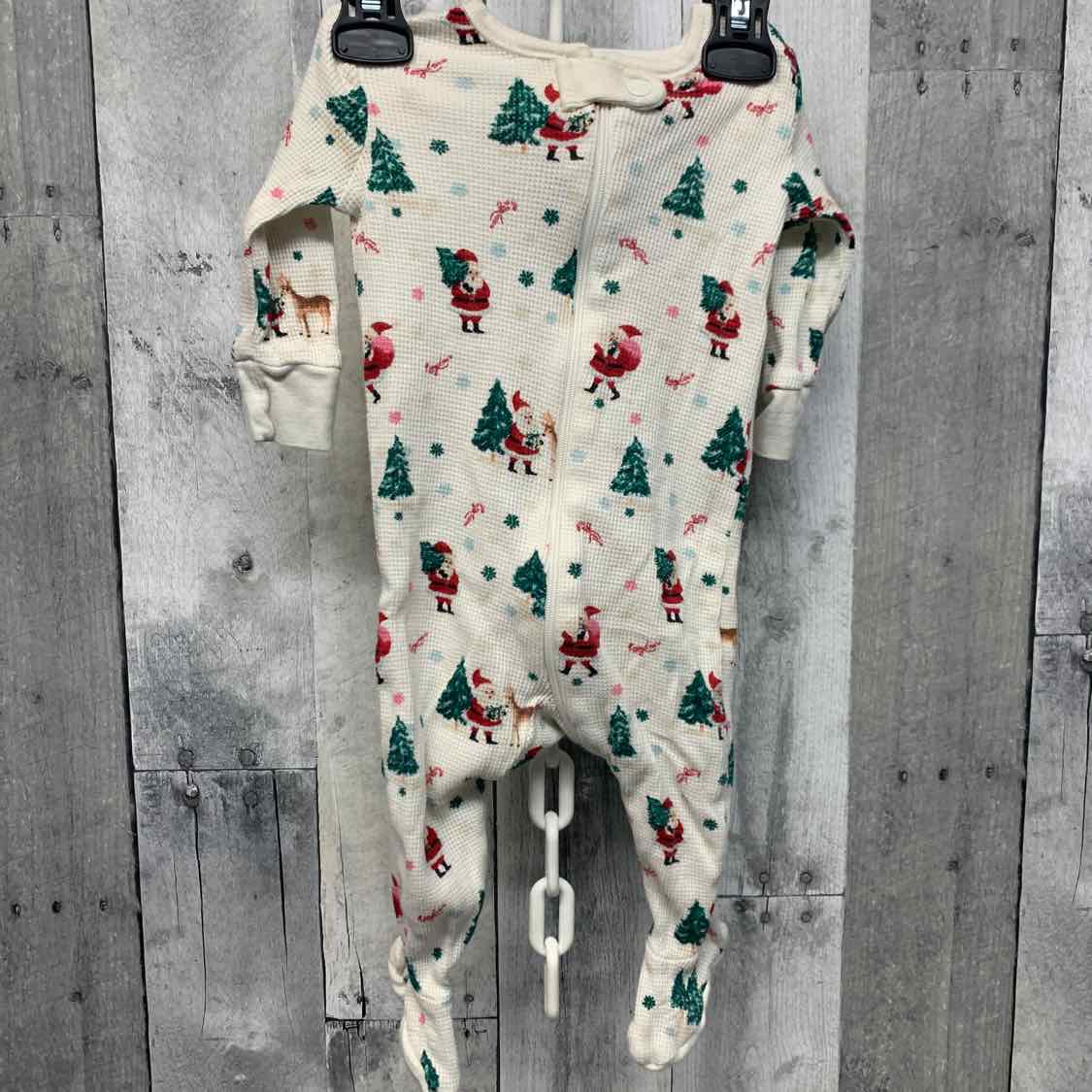 Size 0-3 Months Tan Print Gymboree Footy PJs