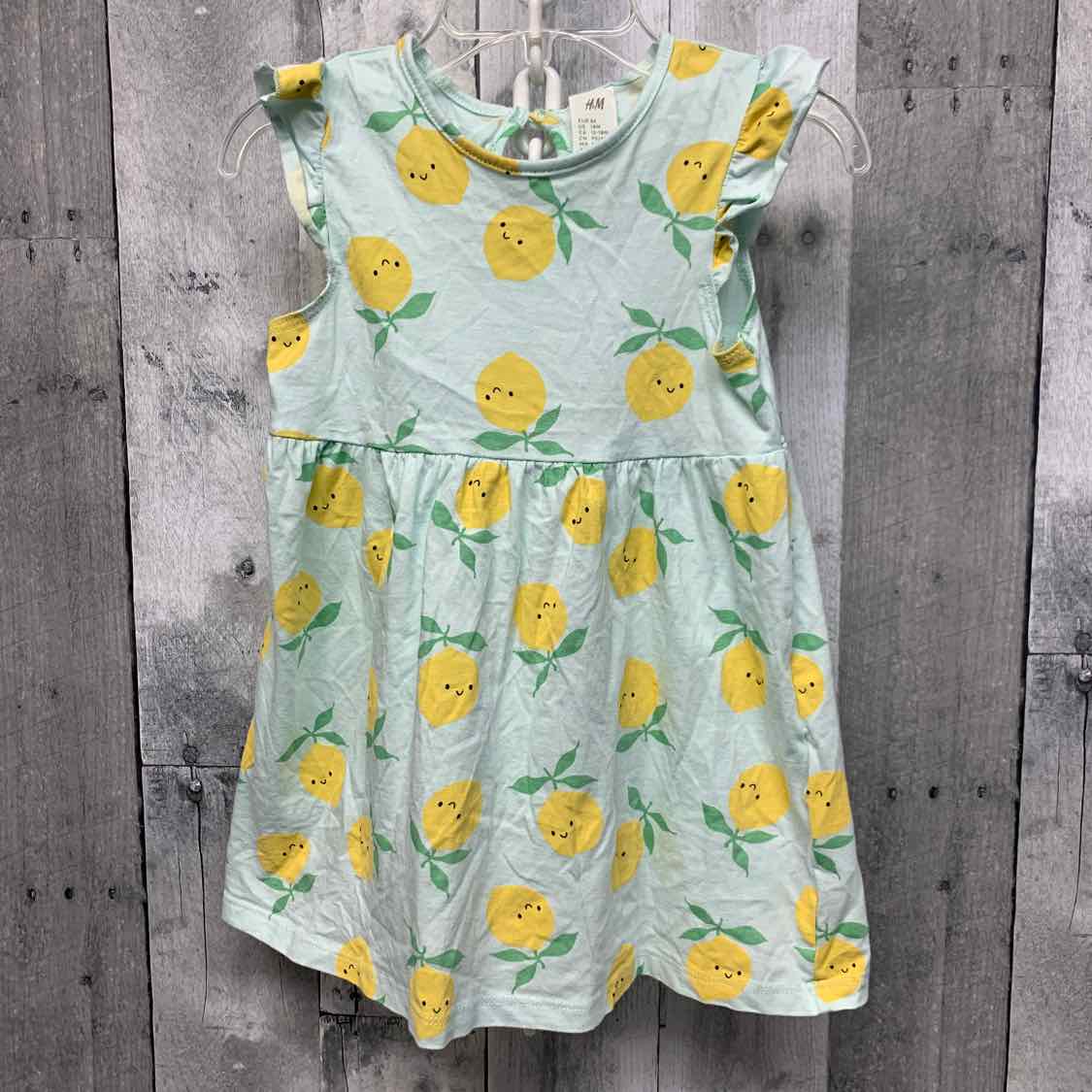 Size 18 Months Green/Yellow H&M Dress