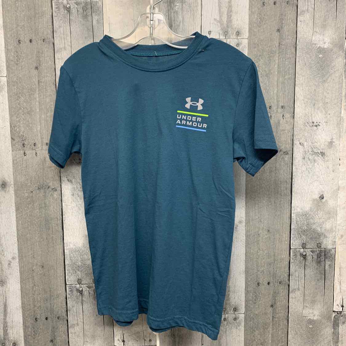 Size Medium Blue Graphic Sport Brand T Shirt