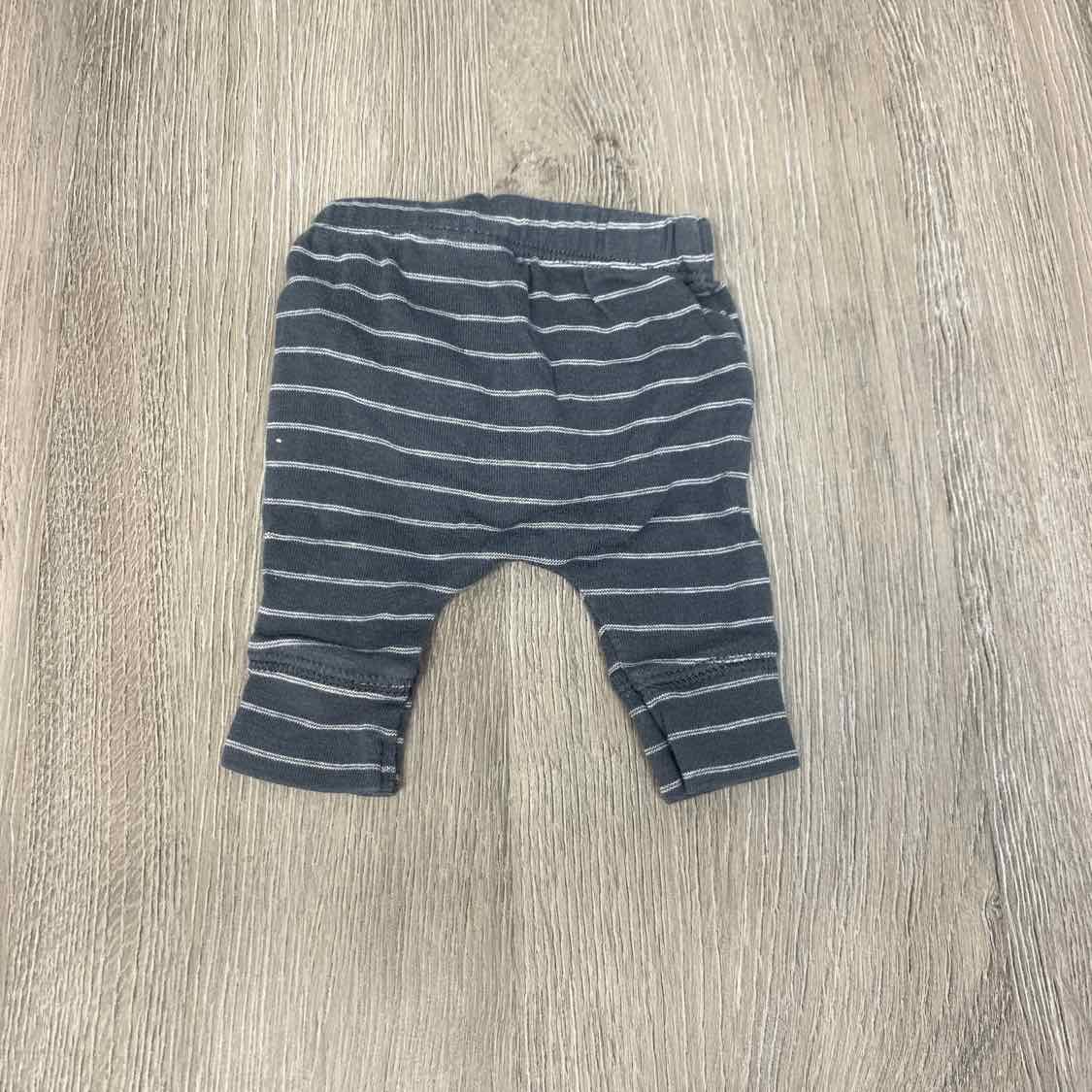 Size Preemie Gray Striped Carter's Pants - OodlesCB