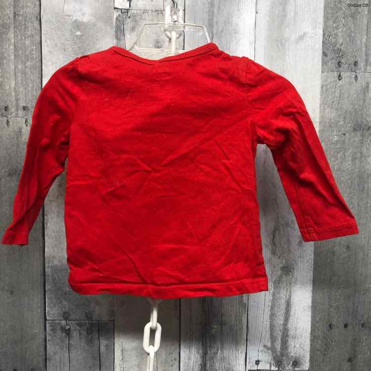 Size 18 Months Red Graphic Carter's Long Sleeve Shirt