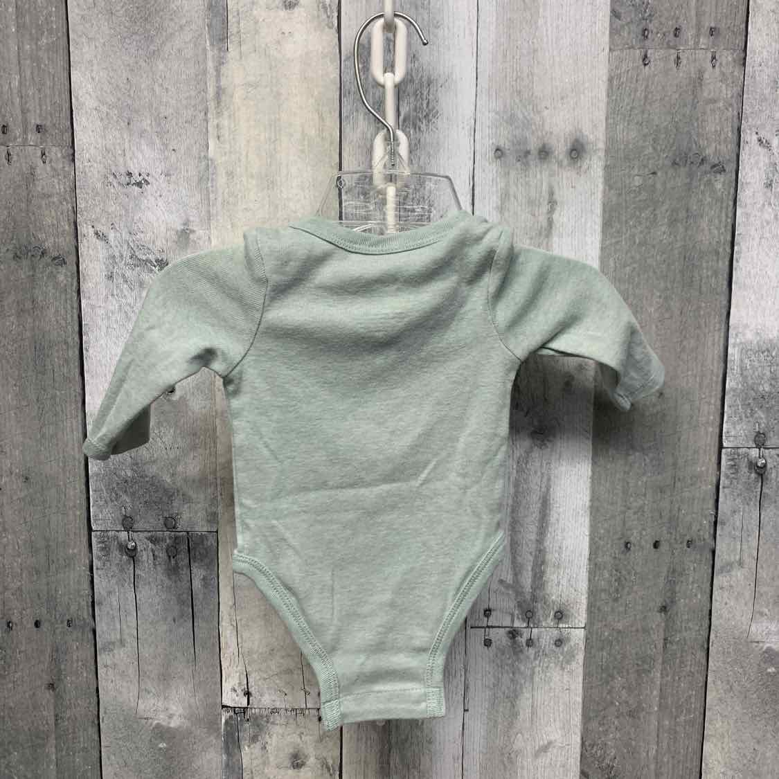 Size 3 Months Green Sport Brand Bodysuit