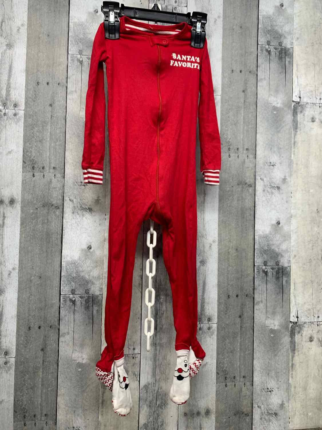 Size 3T Red/White Children's Place Footy PJs