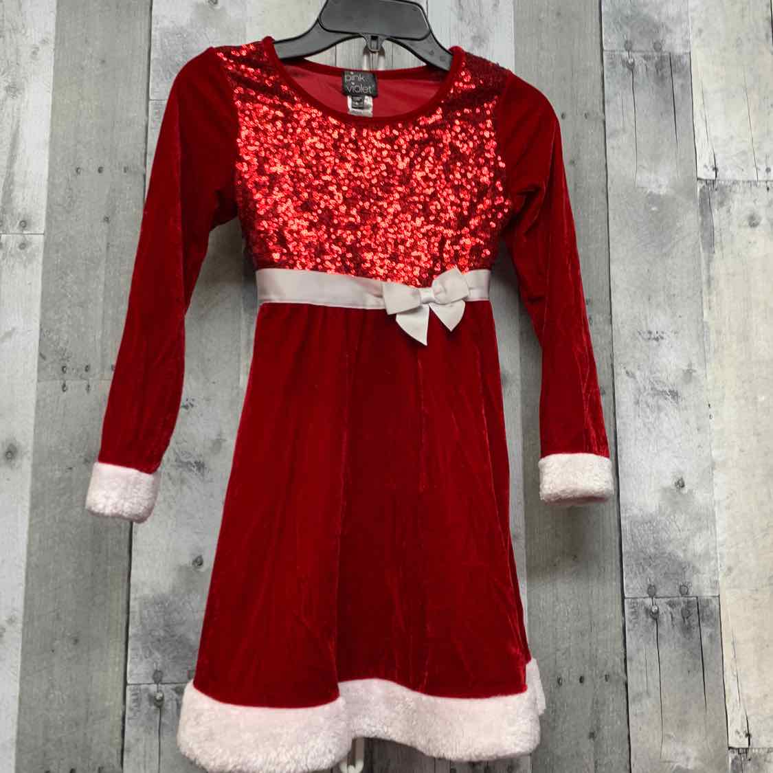 Size 8 Red/White B Brand Dress