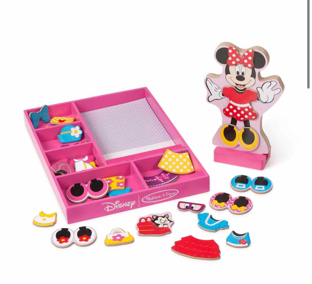 Melissa & Doug Minnie Mouse Wooden Magnetic Dress-Up