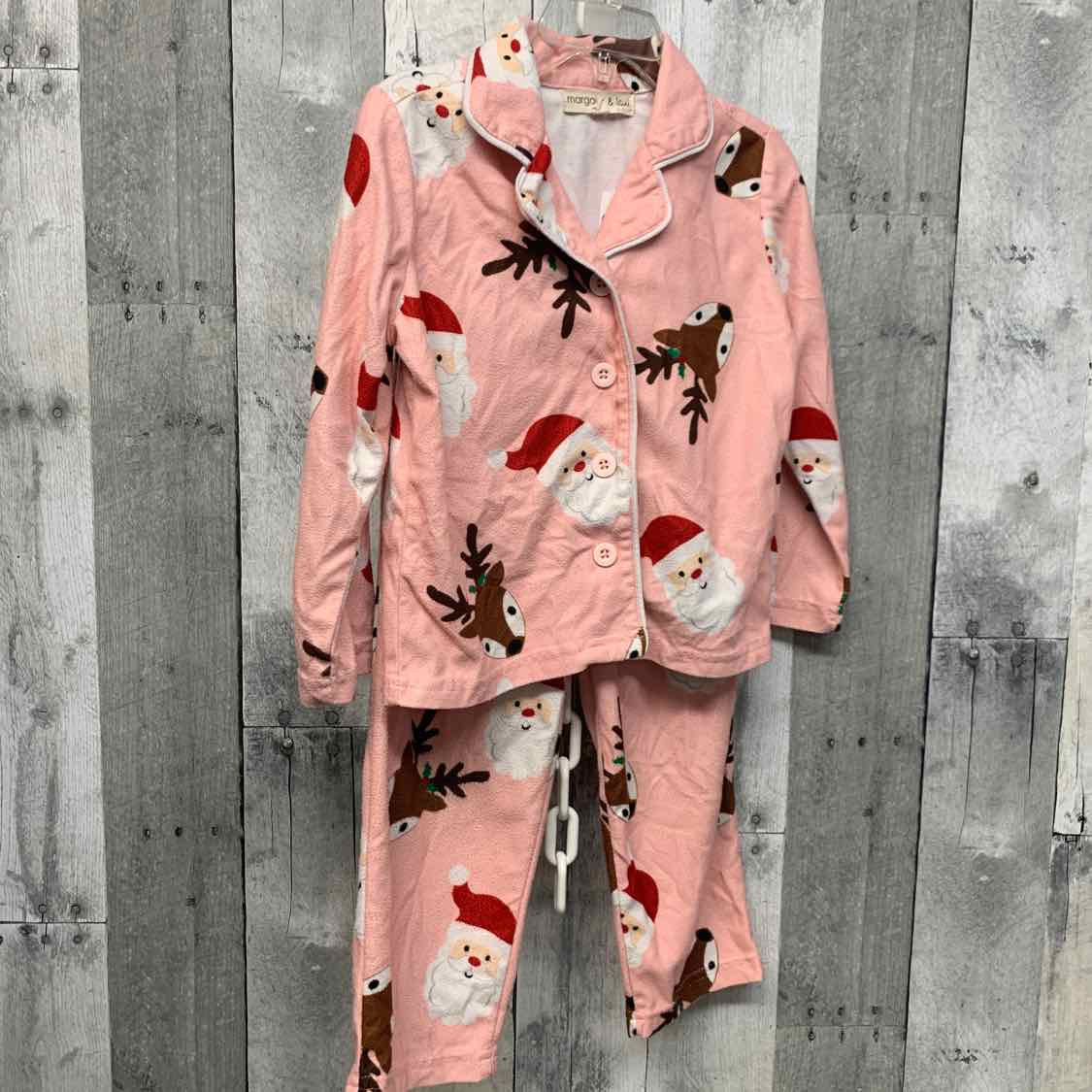 Size 3T Pink Print B Brand 2pc PJs