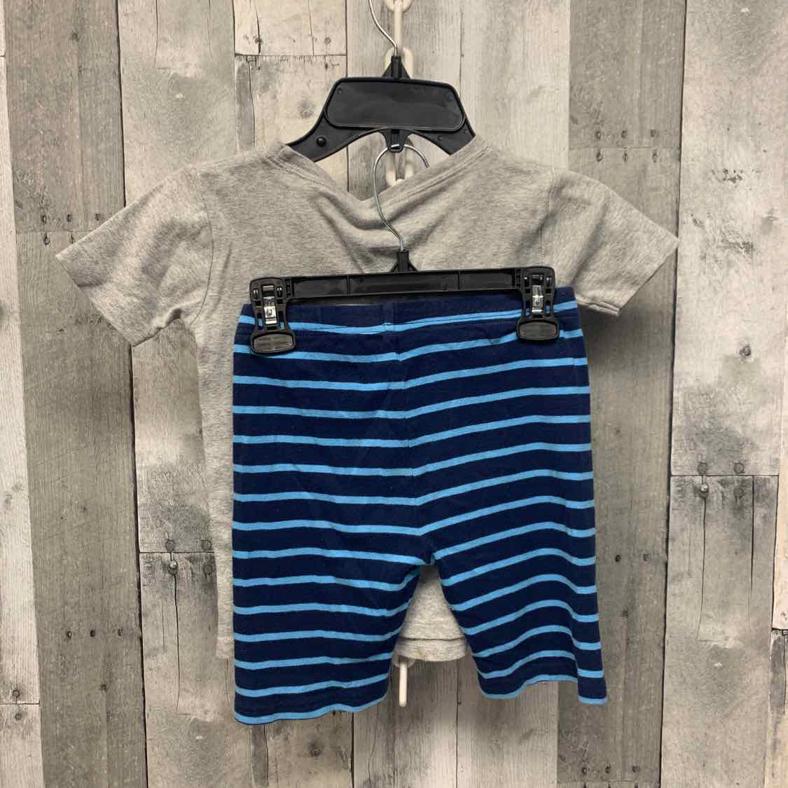 Size 7 Gray/Navy Carter's 2pc PJs