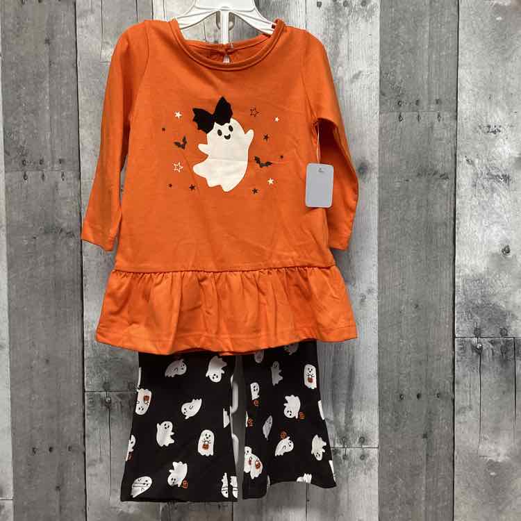 Size 18 Months Orange/Black B Brand Shirt/Leggings