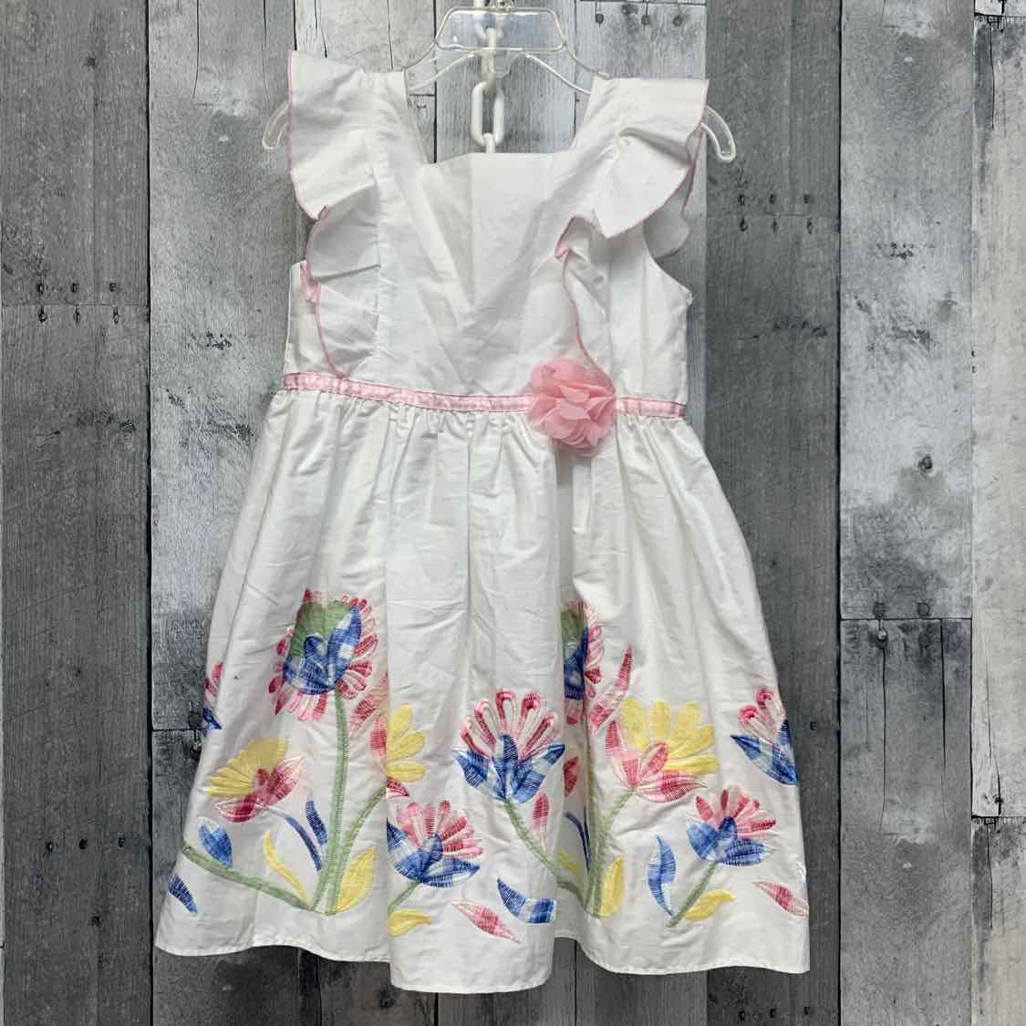 Size 3T White/Pink Pippa & Julie Dress