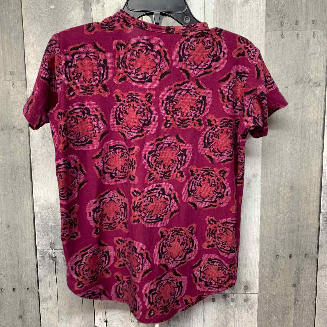 Size 2 Purple Print LulaRoe T Shirt