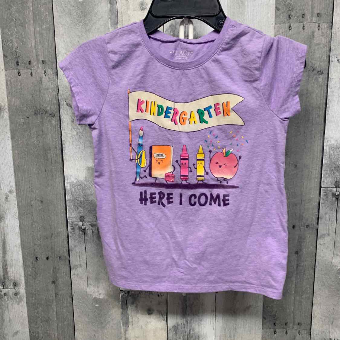 Size 7/8 Purple Graphic Children's Place T Shirt
