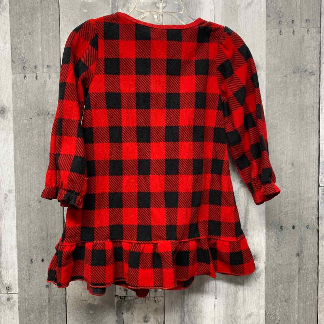 Size 2T Red/Black Just One You Nightgown