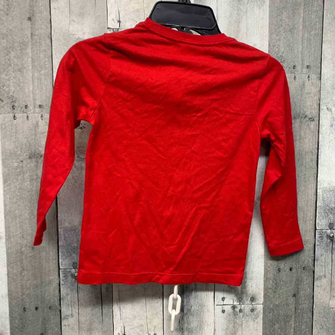 Size 4/5 Red Graphic Holiday Brands Long Sleeve Shirt