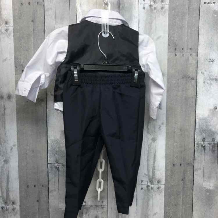 Size 12 Months Navy/White B Brand 2pc+ Suit