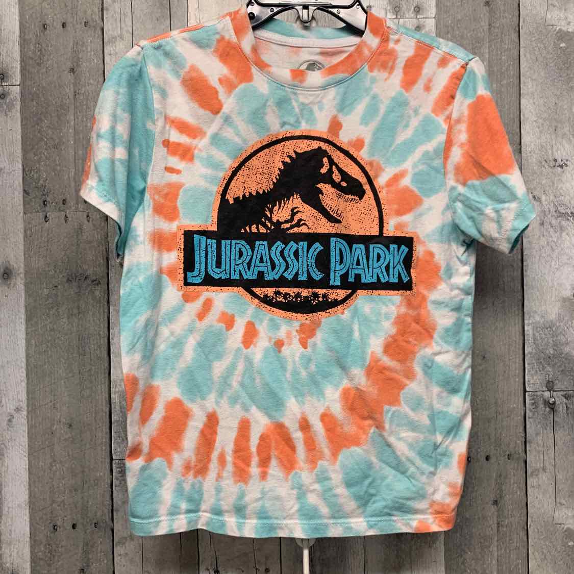 Size Medium Blue/Coral Jurassic World T Shirt