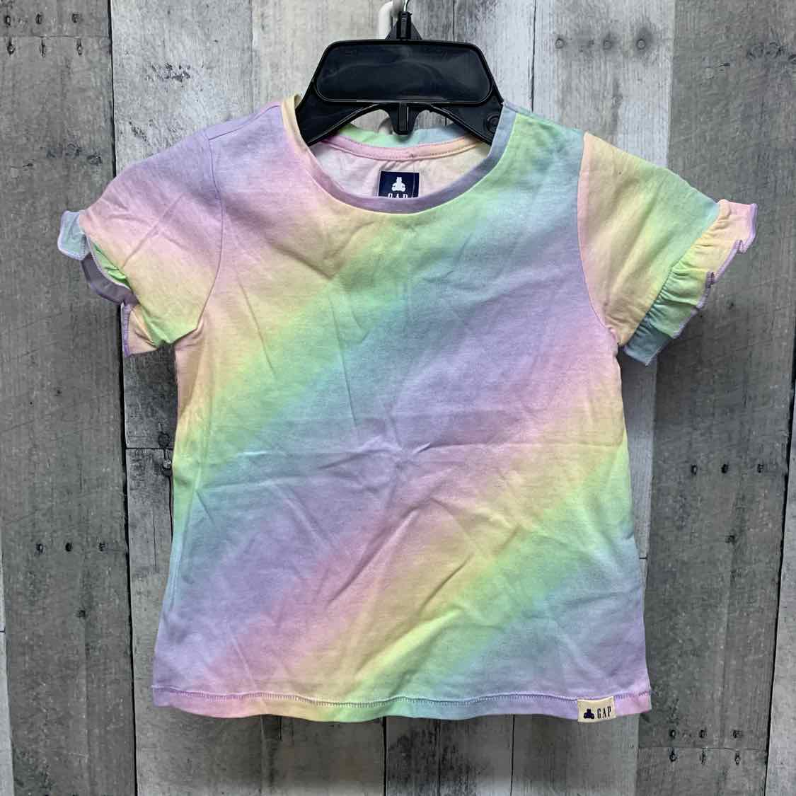 Size 4T Purple/Yellow Gap Short Sleeve Shirt - OodlesCB