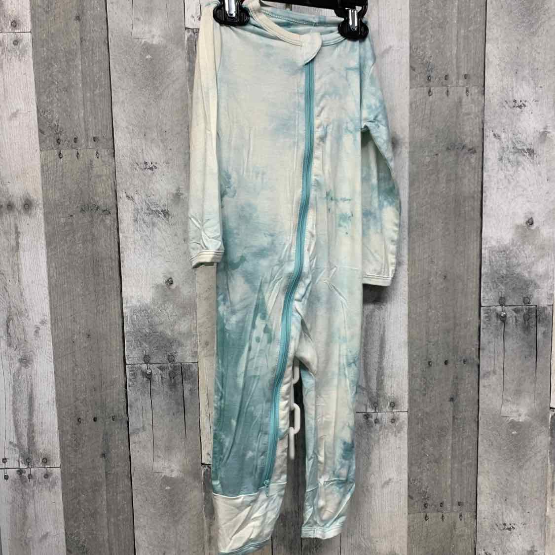 Size 18-24 Months Teal Print Little Buggins Romper