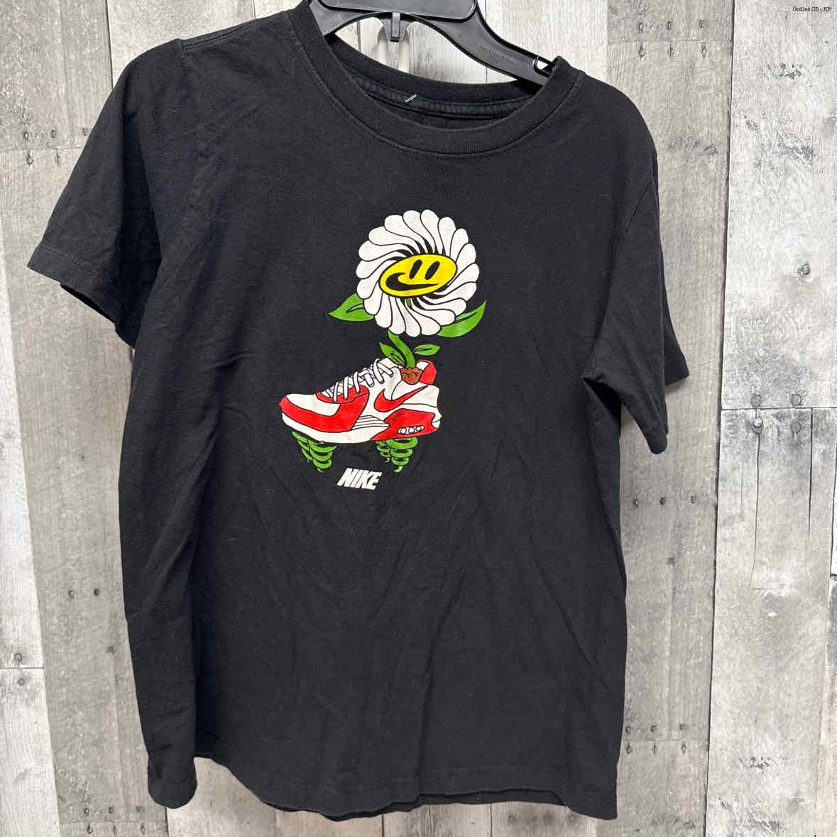Size Large Black Graphic Sport Brand T Shirt