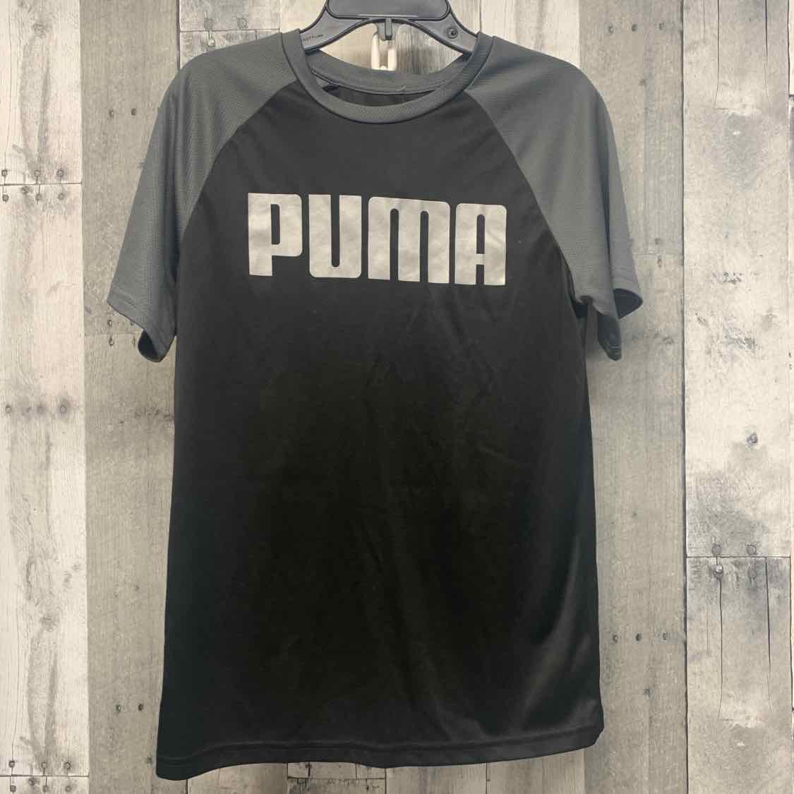 Size 14/16 Black/Gray Puma T Shirt