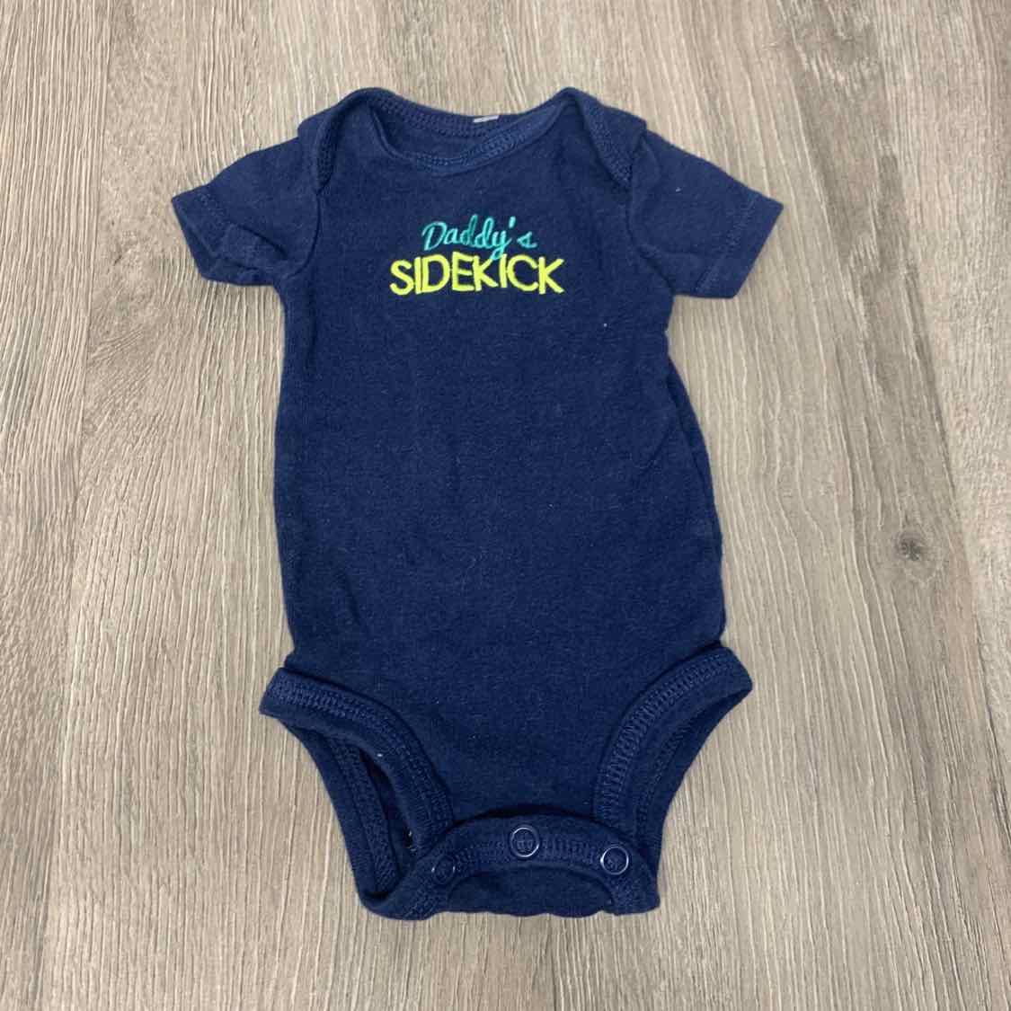 Size Preemie Navy/Green Simple Joys Bodysuit