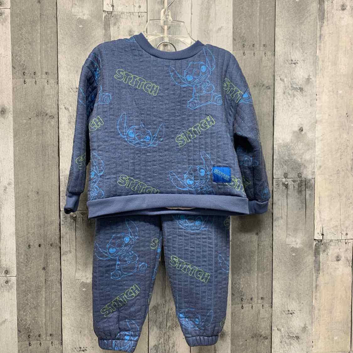 Size 4T Blue Graphic Disney Sweats - 2pc