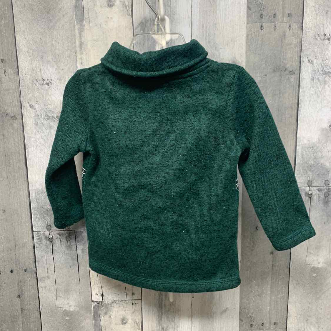 Size 18 Months Green Graphic Jumping Beans Sweater - Outer