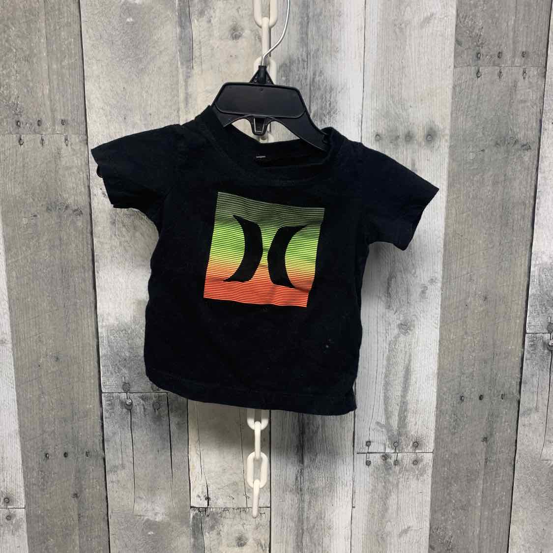 Size 12 Months Black/Green Hurley T Shirt
