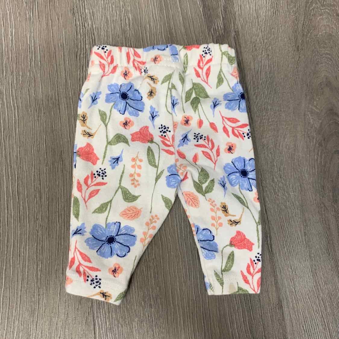 Size Preemie White Print Child of Mine Leggings