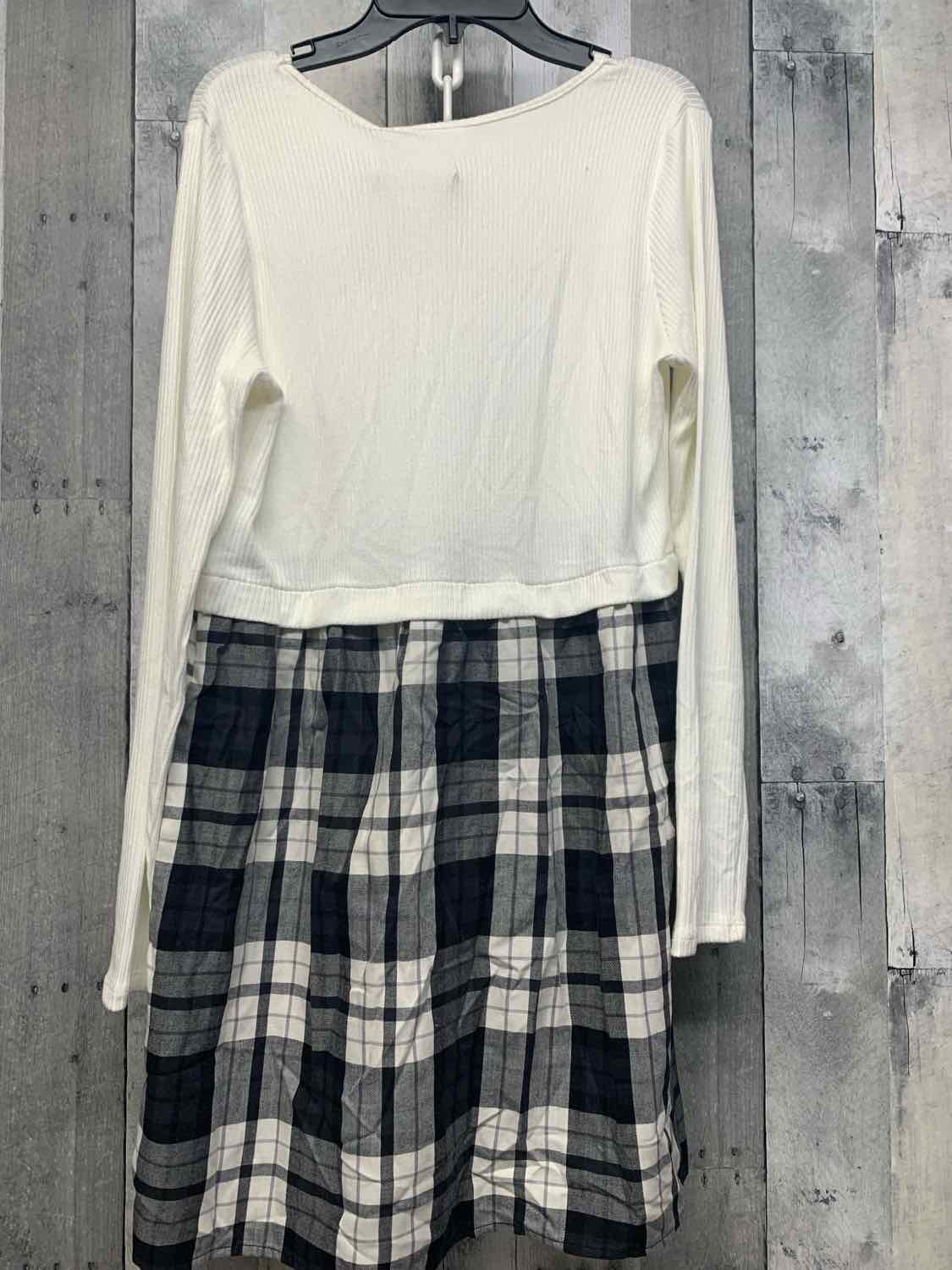 Size 16 Black Plaid Children's Place 2pc Dress